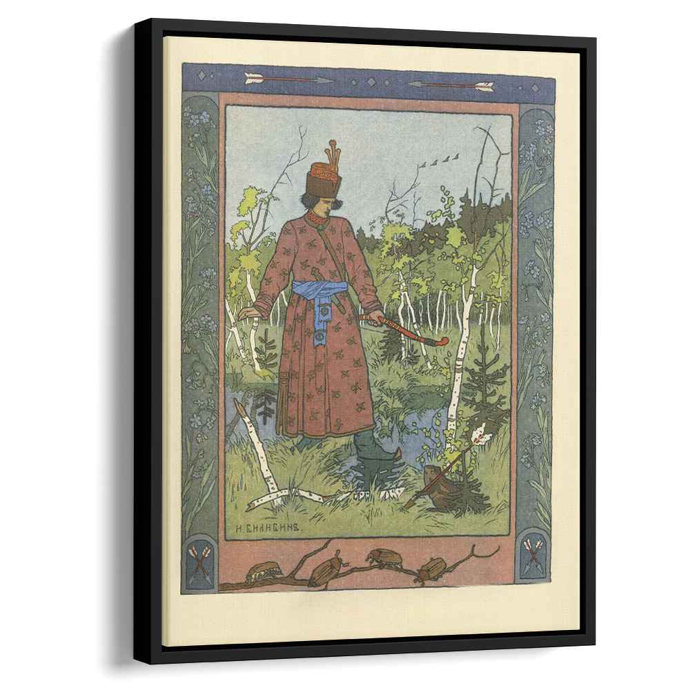 The Prince and the Frog 1900 by Ivan Bilibin by Ivan Bilibin - Oil Painting canvas print