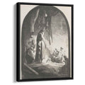 The raising of Lazarus 1630 by Rembrandt by Rembrandt - Baroque canvas print
