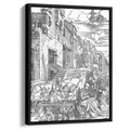 The Rest during the flight to Egypt 1505 by Albrecht Durer by Albrecht Durer - Renaissance canvas print