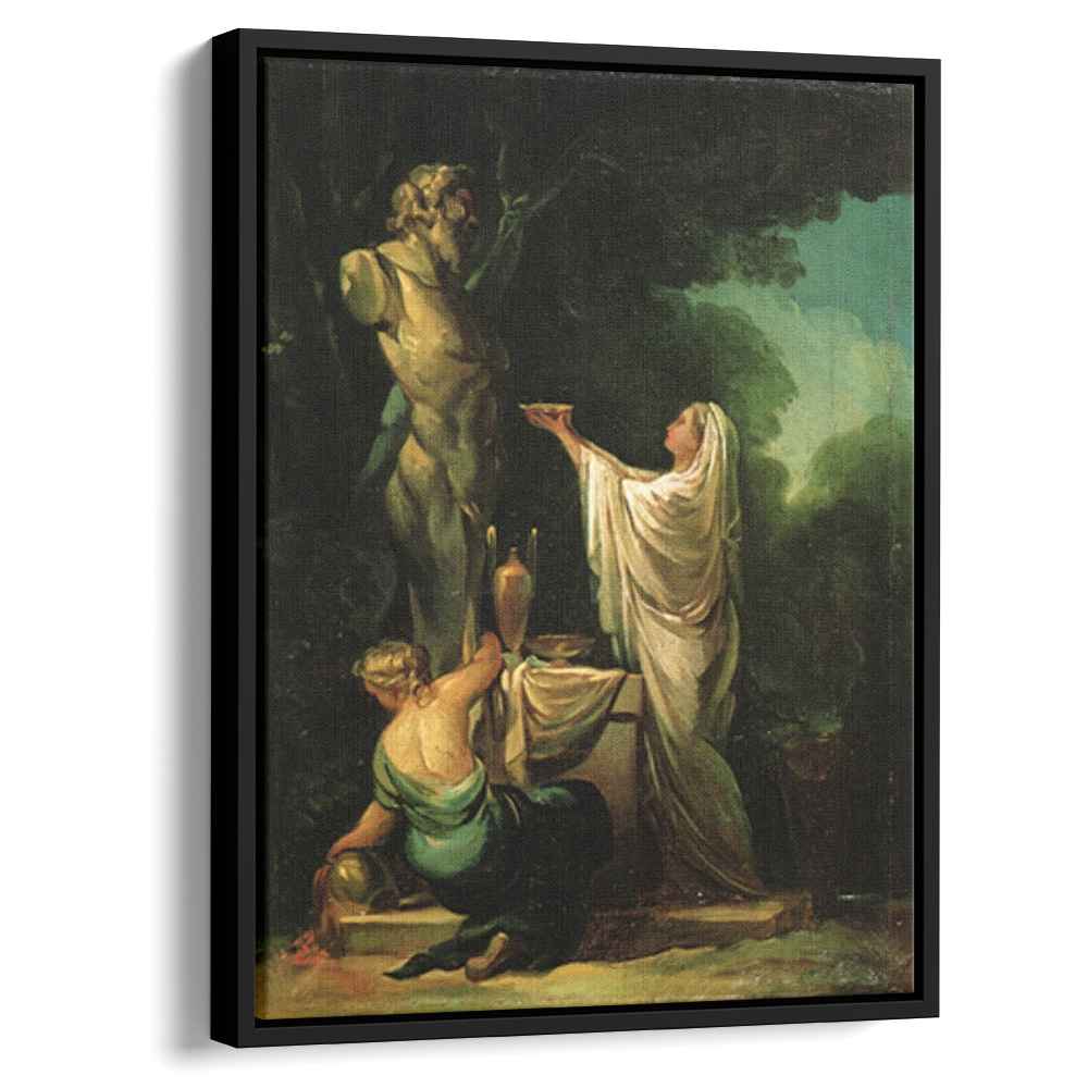 The Sacrifice to Priapus 1771 by Francisco Goya by Francisco Goya - Romantic canvas print
