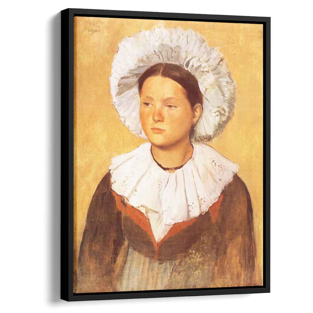 The Savoy Girl 1860 by Edgar Degas by Edgar Degas - Impressionist canvas print