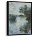 The Seine at Vetheuil 1879 by Claude Monet by Claude Monet - Impressionist canvas print