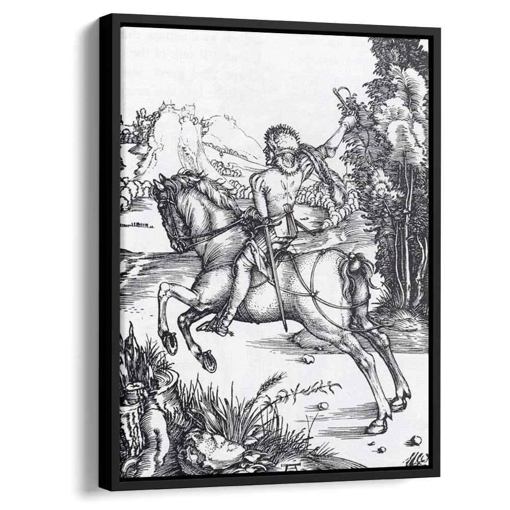 The Small Courier 1496 by Albrecht Durer by Albrecht Durer - Renaissance canvas print