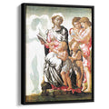 The Virgin and Child with Saint John and Angels Manchester Madonna 1497 by Michelangelo by Michelangelo - Oil Painting canvas print