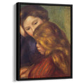 The Writing Lesson 1895 by Pierre-Auguste Renoir by Pierre-Auguste Renoir - Impressionist canvas print