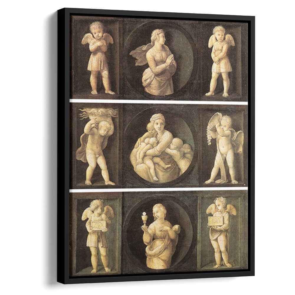 Theological Virtues 1507 by Raphael by Raphael - Renaissance canvas print