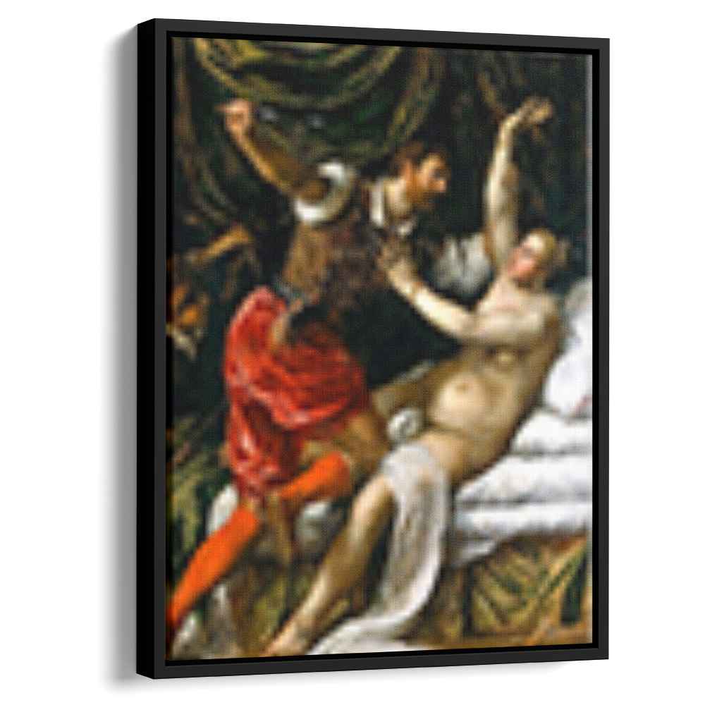 Tarquin and Lucretia 1576 by Titian by Titian - Renaissance canvas print