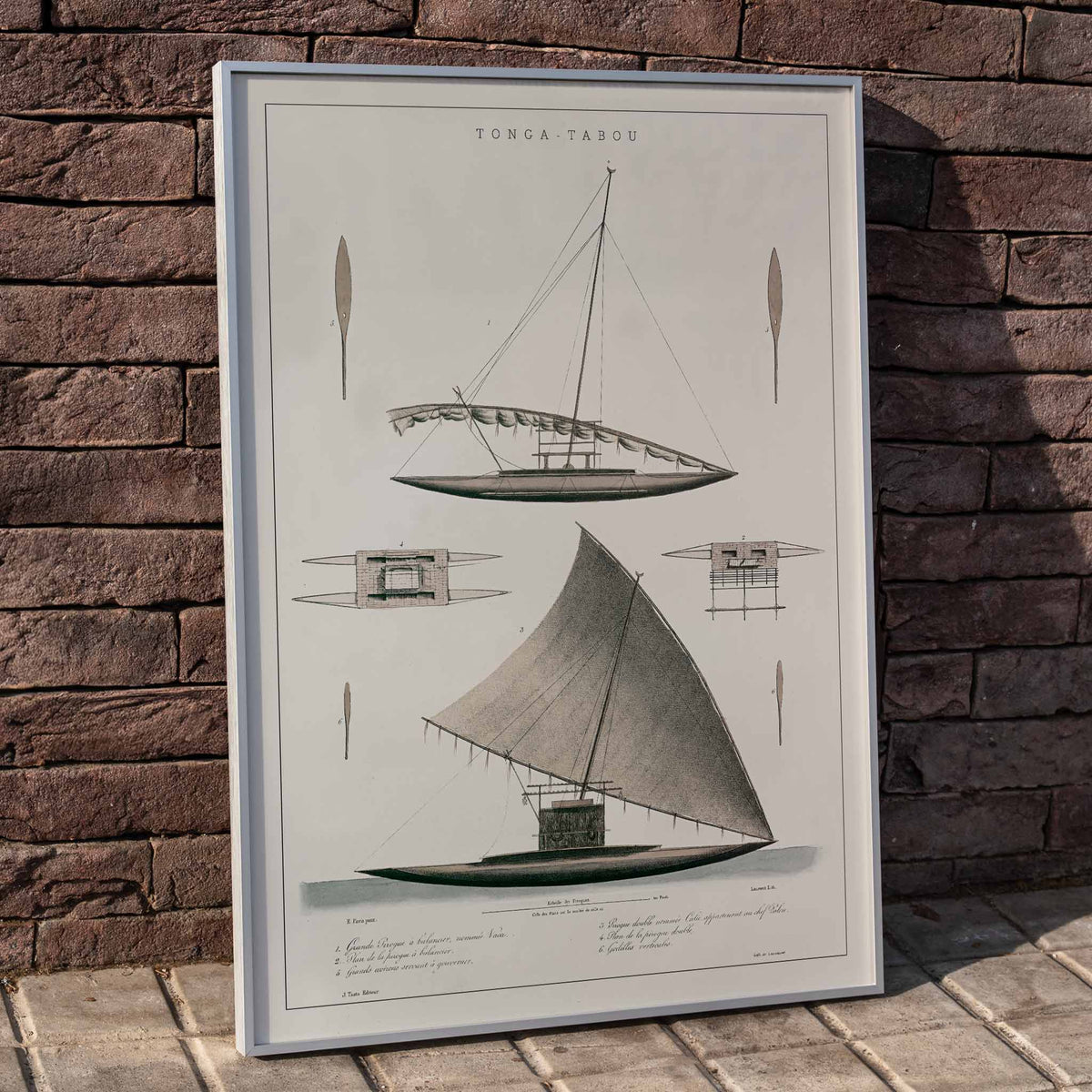 Tonga-Tabou Poster by Moryarty - Oil Painting canvas print