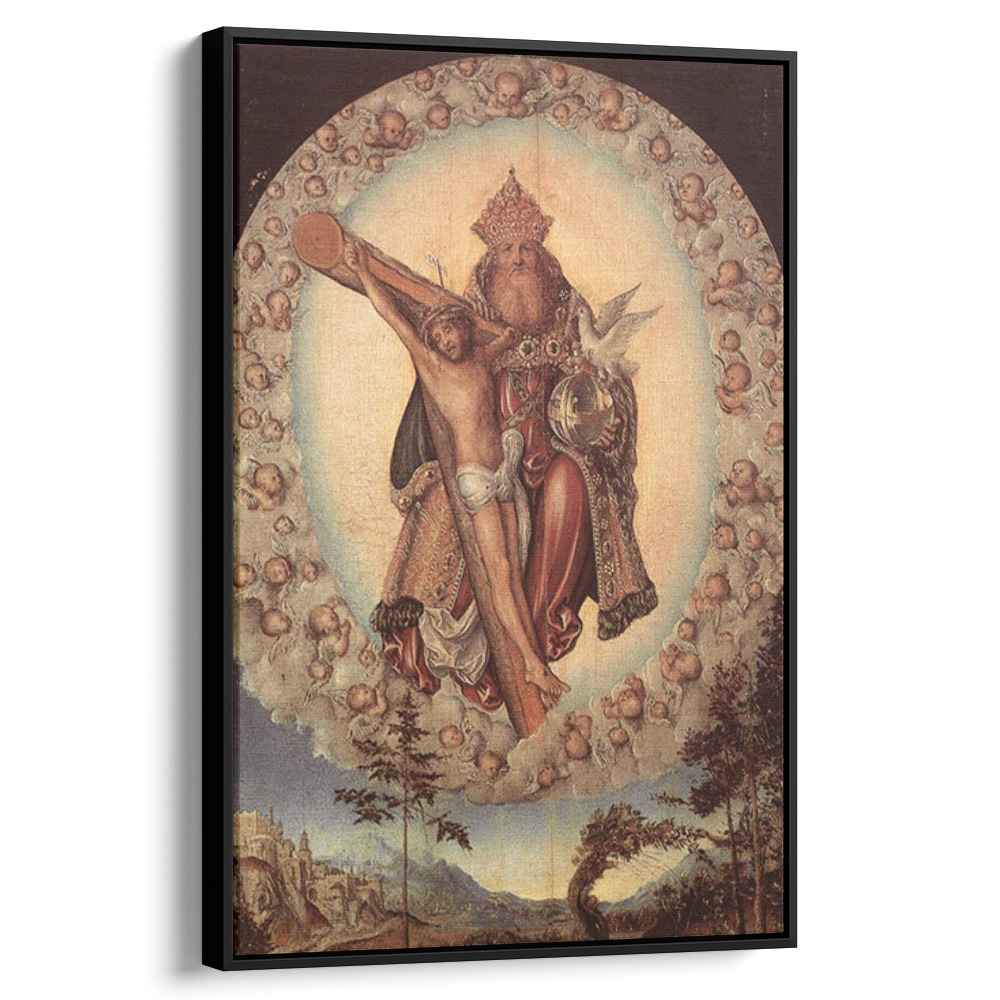 Trinity 1515 by Lucas Cranach the Elder by Lucas Cranach the Elder - Renaissance canvas print