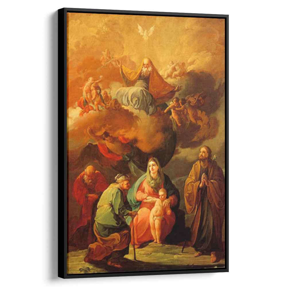 Triple generation 1769 by Francisco Goya by Francisco Goya - Romantic canvas print