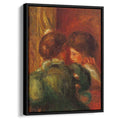 Two Women s Heads The Loge 1903 by Pierre-Auguste Renoir by Pierre-Auguste Renoir - Impressionist canvas print