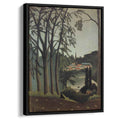 View of Saint Cloud 1909 by Henri Rousseau by Henri Rousseau - Naive Art canvas print