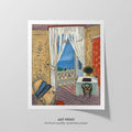 Interior with a Violin Case  Matisse  Art Print by Without A Frame - Oil Painting canvas print