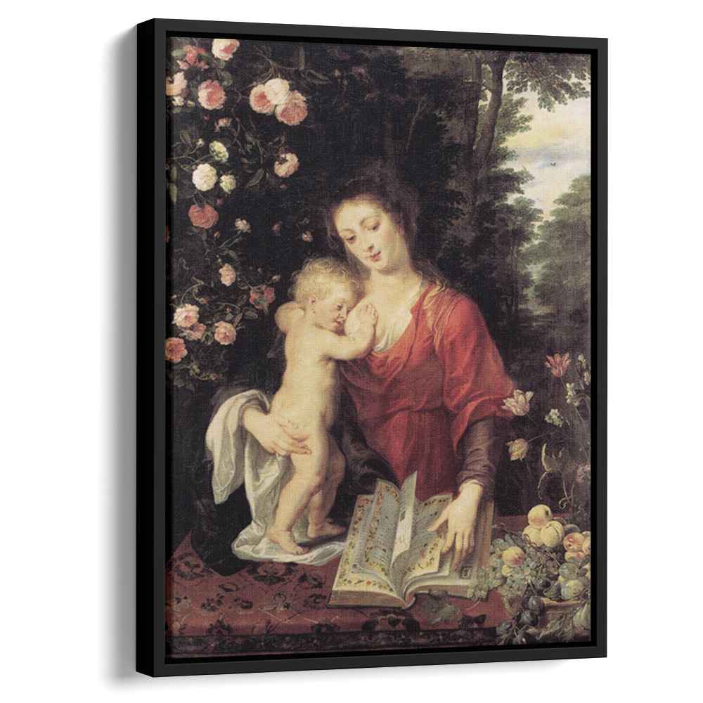 Virgin and Child 1625 by Peter Paul Rubens by Peter Paul Rubens - Baroque canvas print