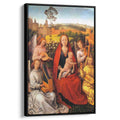 Virgin and Child with Musician Angels 1480 by Hans Memling by Hans Memling - Northern Renaissance canvas print
