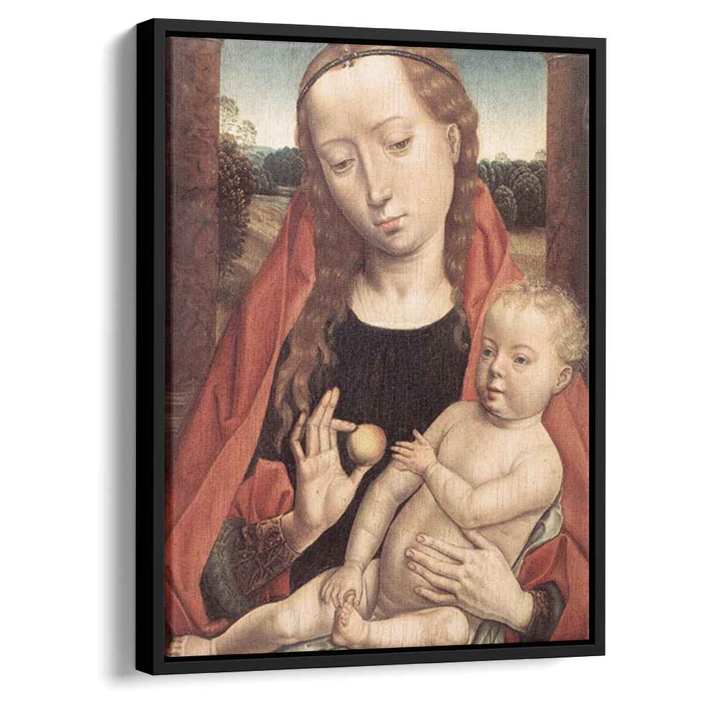 Virgin with the Child Reaching for his Toe 1490 by Hans Memling by Hans Memling - Northern Renaissance canvas print