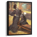 Visit to a Museum 1880 by Edgar Degas by Edgar Degas - Impressionist canvas print