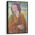 Woman in a Yellow Shawl 1904 by Victor Borisov-Musatov by Victor Borisov-Musatov - Symbolist canvas print