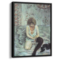 Woman with Black Stockings 1900 by Pierre Bonnard by Pierre Bonnard - Oil Painting canvas print
