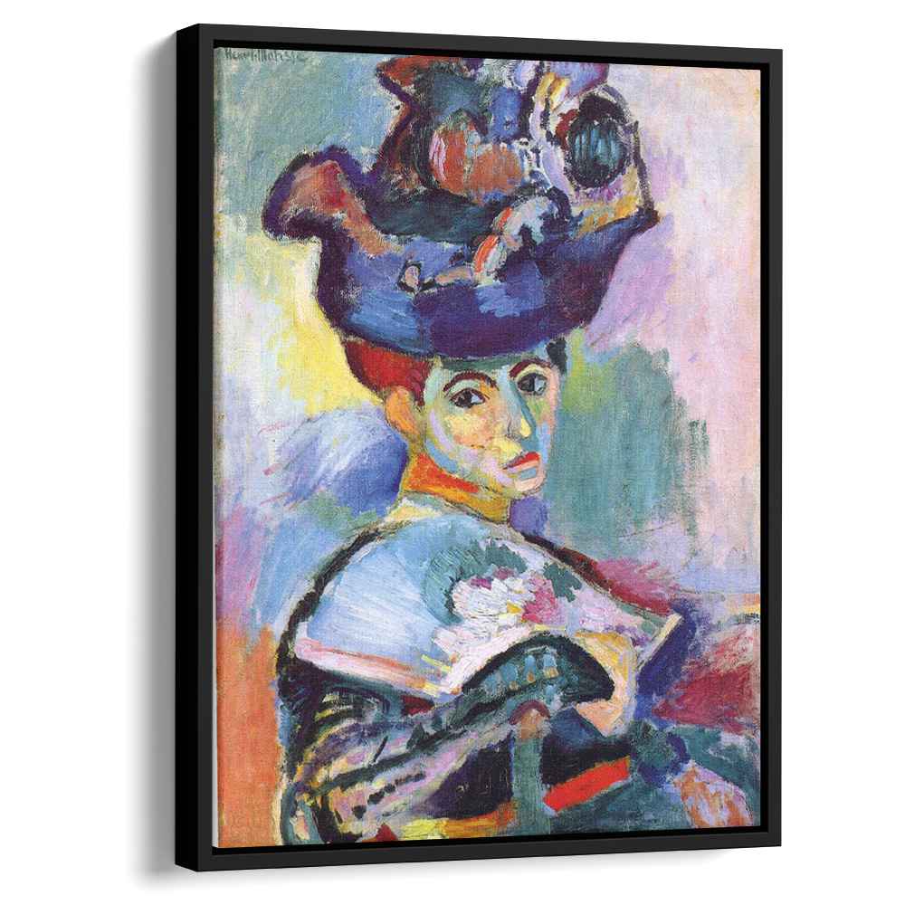 Woman with a Hat 1905 by Henri Matisse by Henri Matisse - Fauvist canvas print