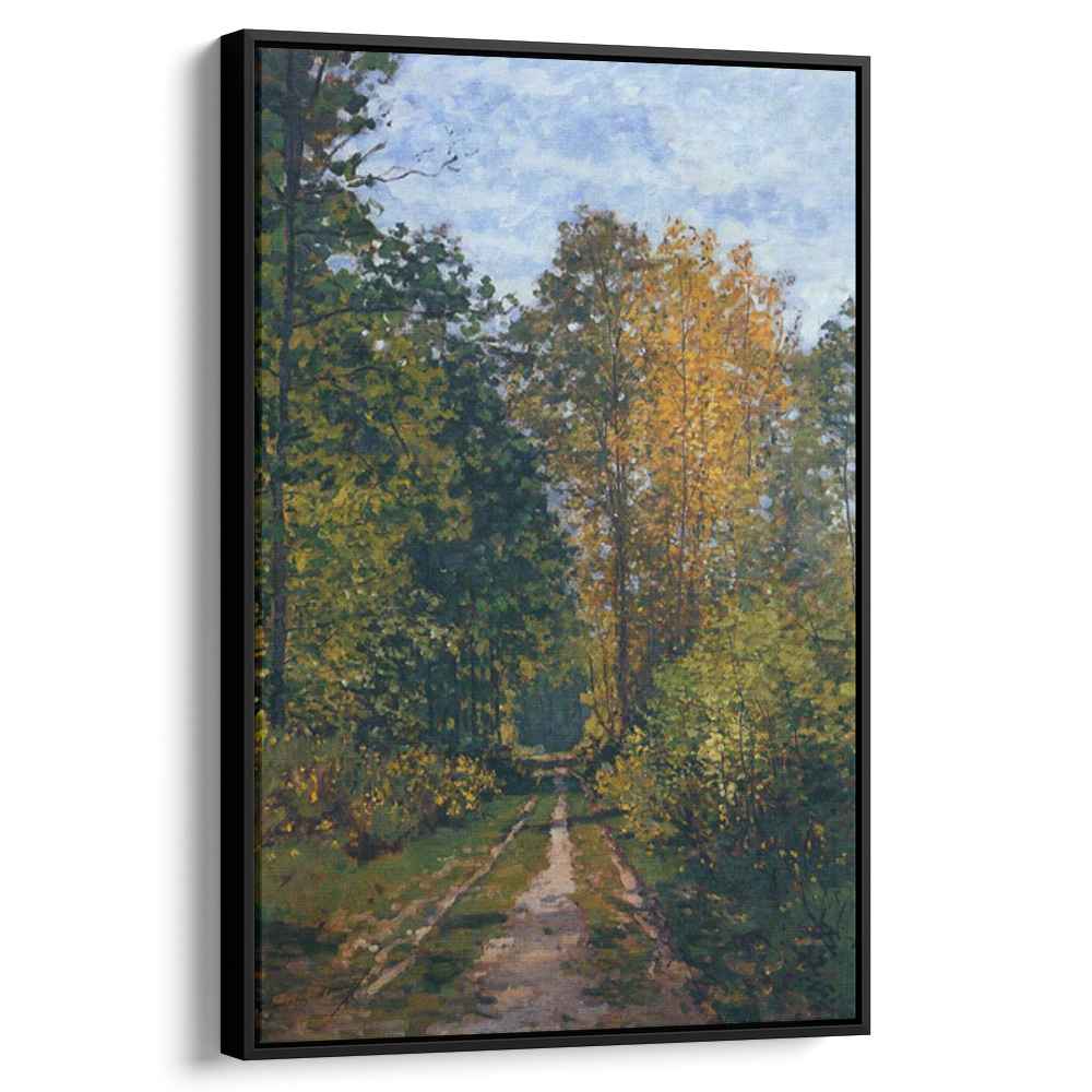 Wooded Path 1865 by Claude Monet by Claude Monet - Impressionist canvas print