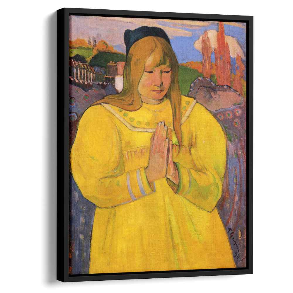 Young Christian Girl 1894 by Paul Gauguin by Paul Gauguin - Post-Impressionist canvas print